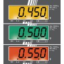 Bench scale 0,5 g : 3000 g