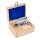 E2 Set of weights 1 mg - 500 g in Wooden box, stainless steel