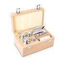 F2 set of weights 1 mg - 2 kg in box, stainless steel