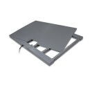 Pont bascule acier inoxydable 1000x1000x80 mm: Max 600...