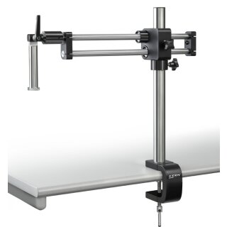 Holder for stereomicroscope stand with adjustable tension of the handwheel