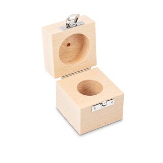 Estuche de madera 1 x 200 g E1 + E2 + F1 forrado