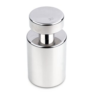 F1 peso singolo 20 kg acciaio inox