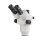 Stereo zoom microscope Set Binocular 0,7-4,5x: Telescopic arm stand (Plate), LED ring